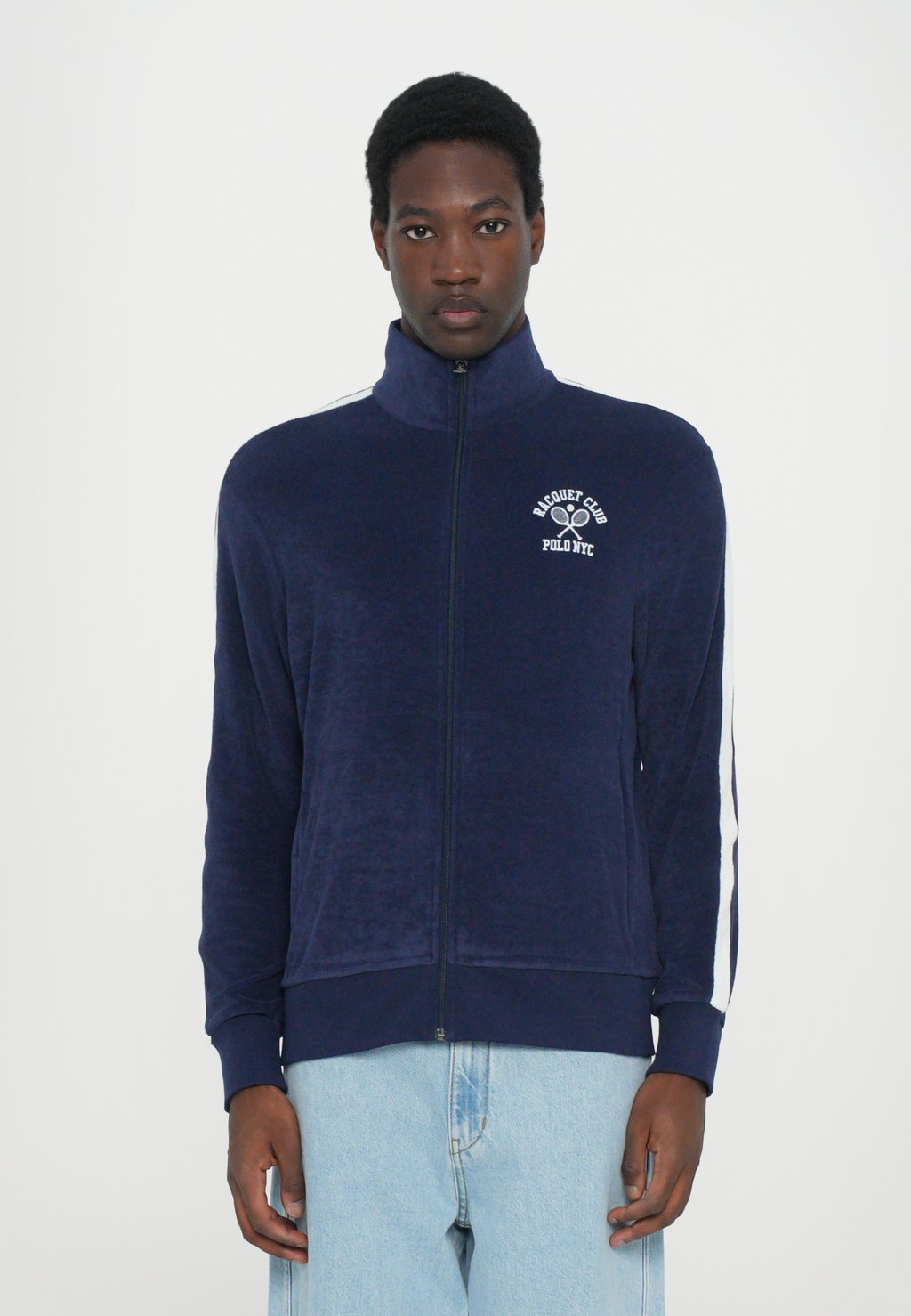 

Толстовка на молнии Polo Ralph Lauren, темно-синий