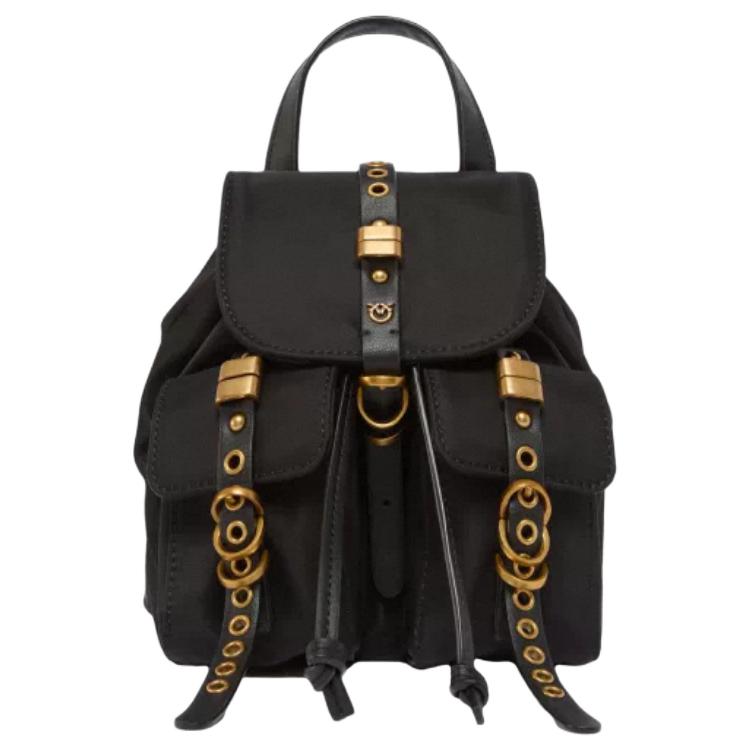 

PINKO Рюкзак Fabric Backpack Mini женский черный