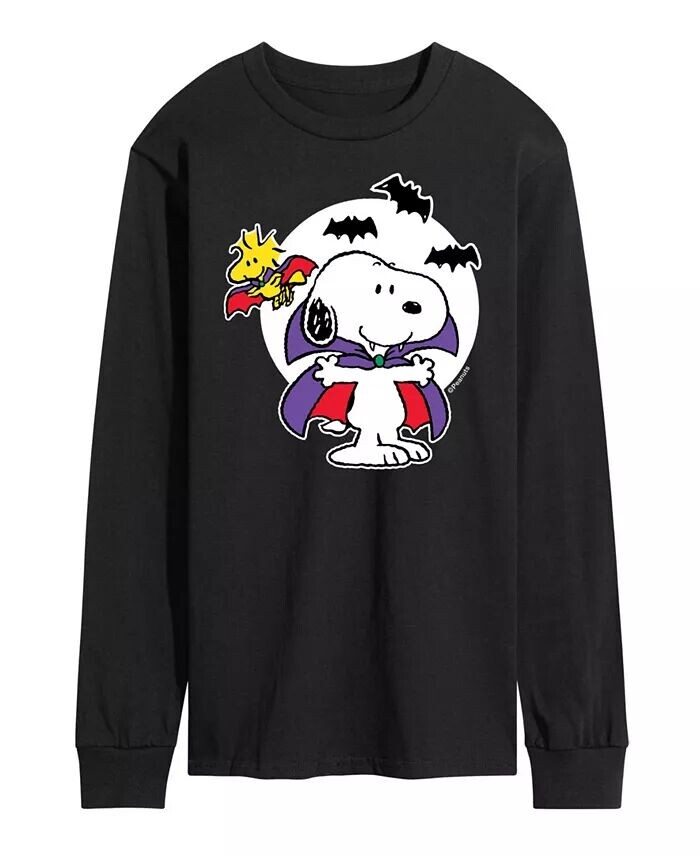 

Мужская футболка Peanuts Snoopy Vampire AIRWAVES, черный