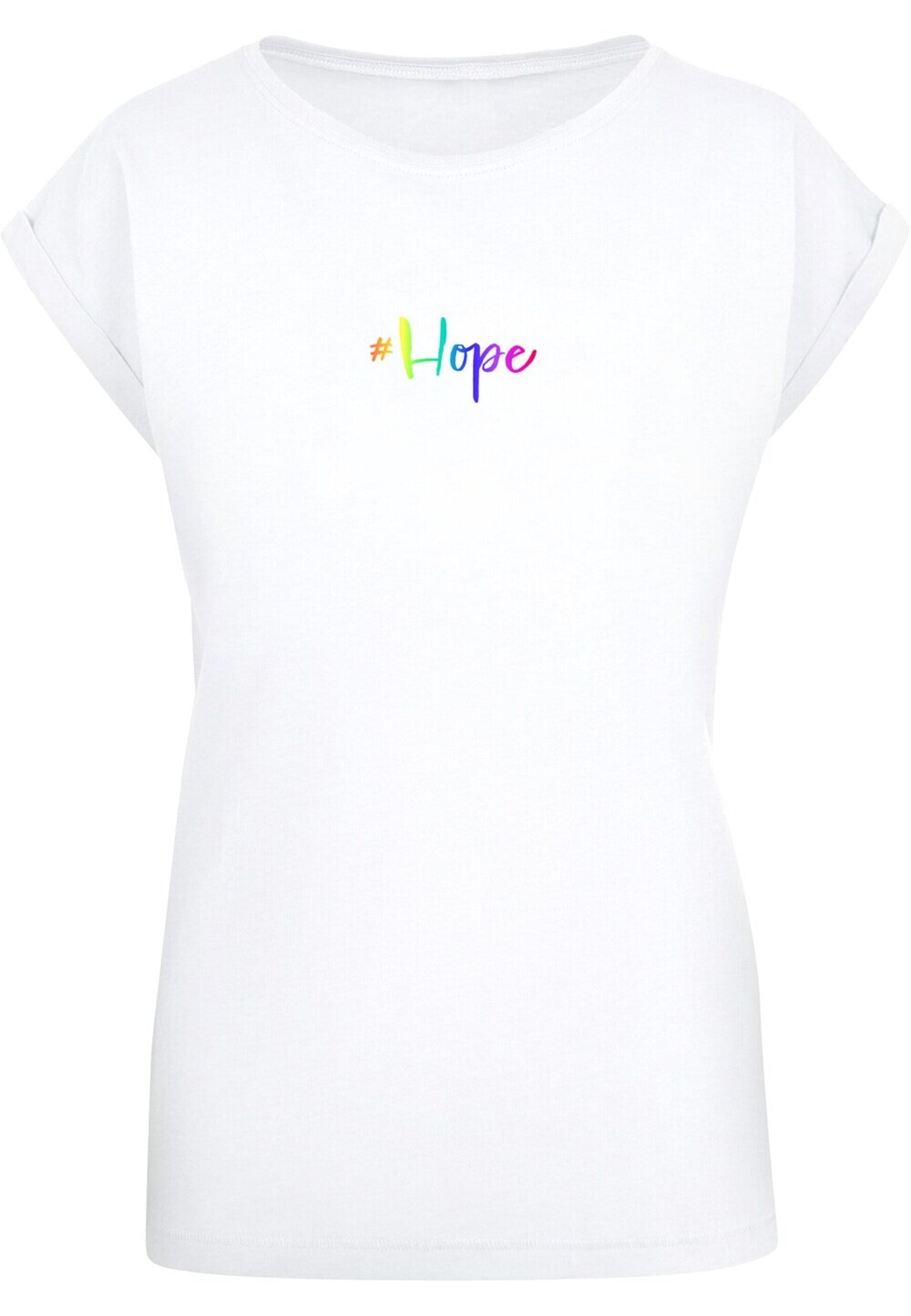 

Рубашка Merchcode Hope Rainbow, белый