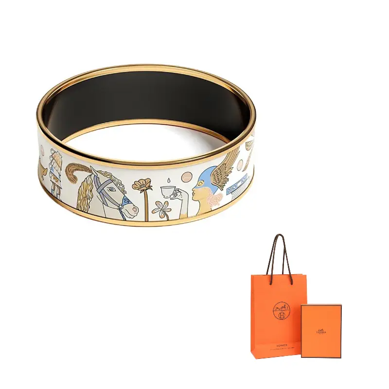 

Эмалевые браслеты унисекс разноцветные HERMES