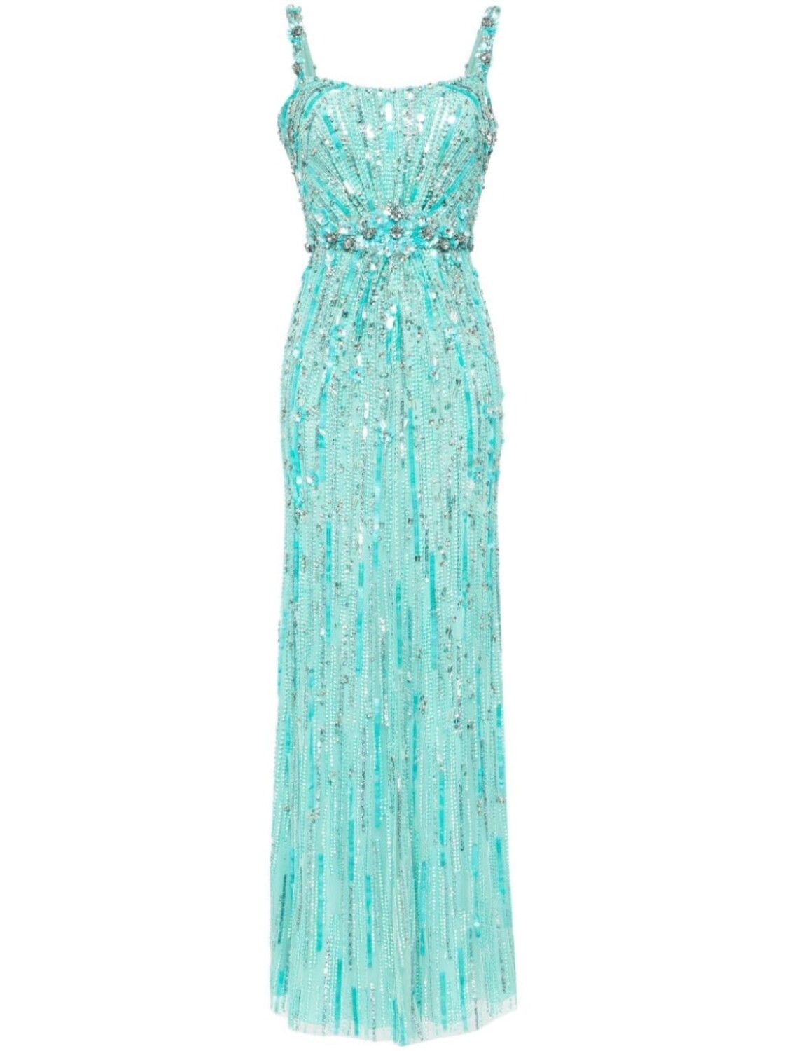 

Платье Bright Gem с пайетками Jenny Packham, синий