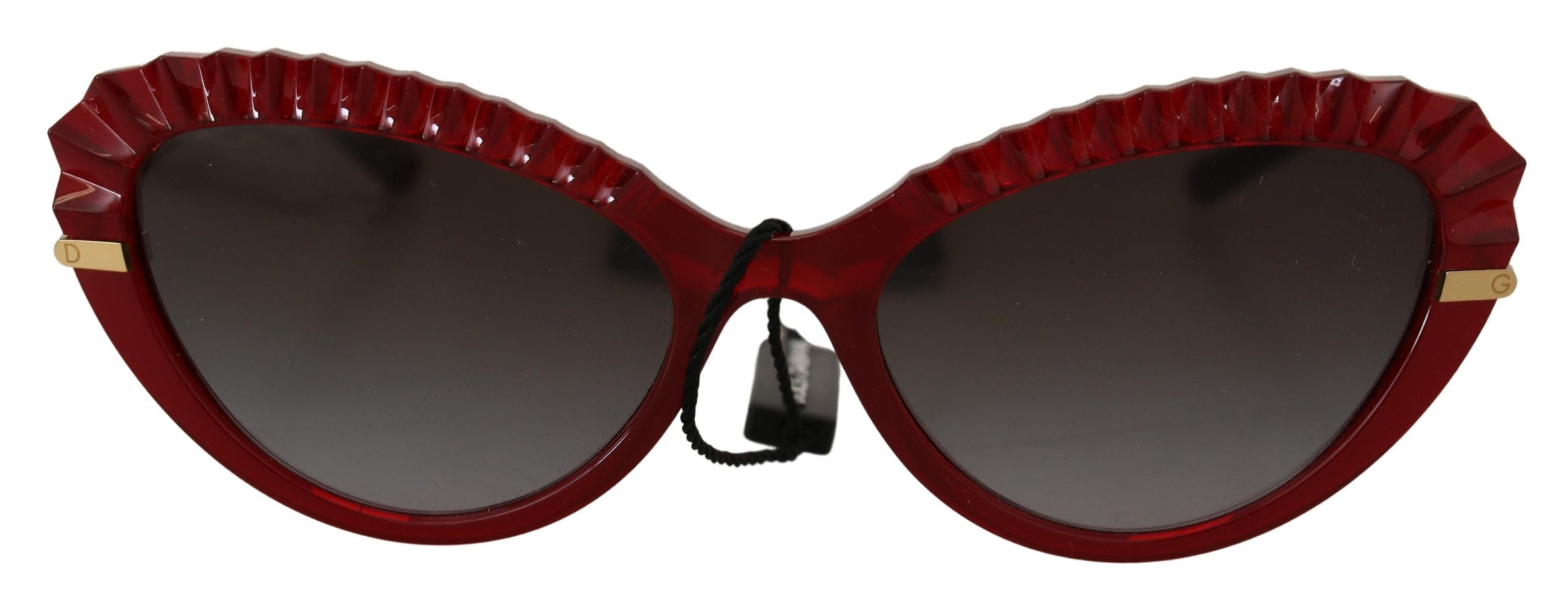 

Солнцезащитные очки Chic с градиентными линзами красного цвета Dolce & Gabbana