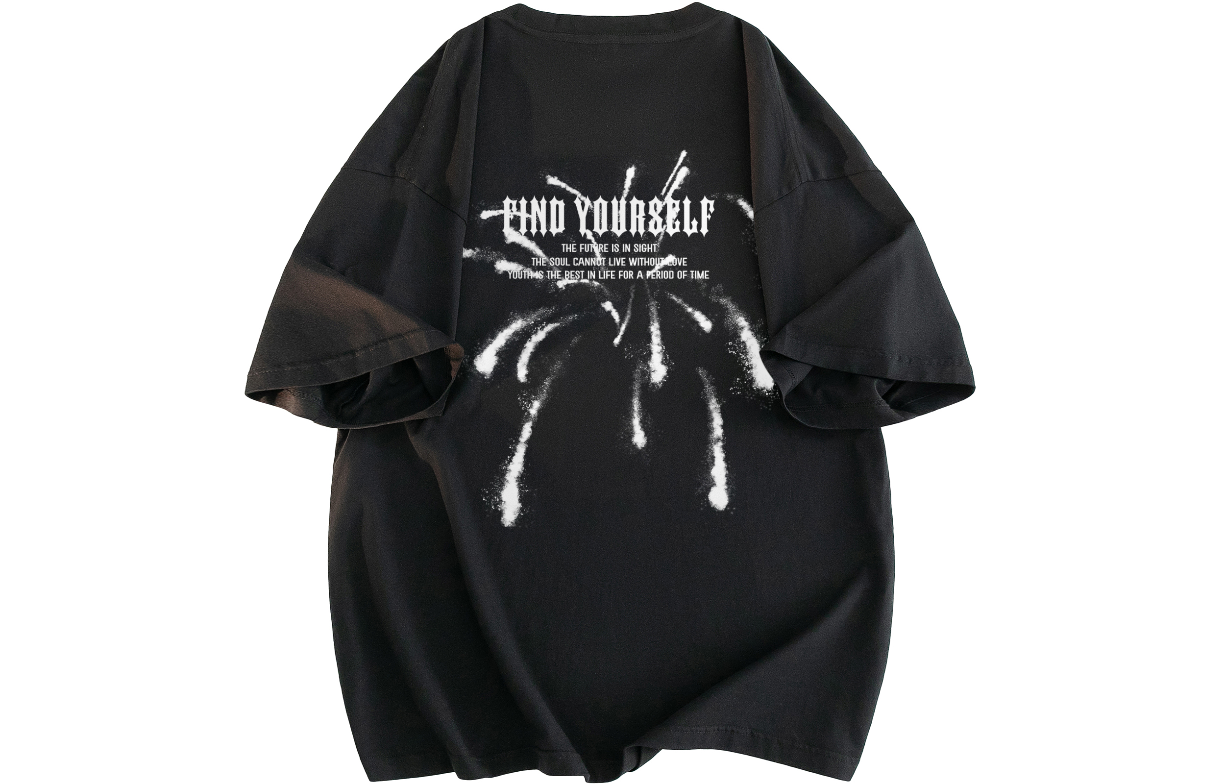 

Футболка унисекс Find Yourself, Misty Blue[Comes with Short-Sleeved T-Shirts]