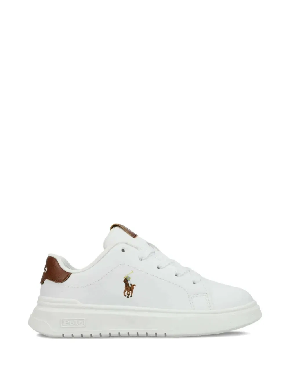 Кроссовки Heritage Court Super Polo Ralph Lauren Kids, белый — фото 2