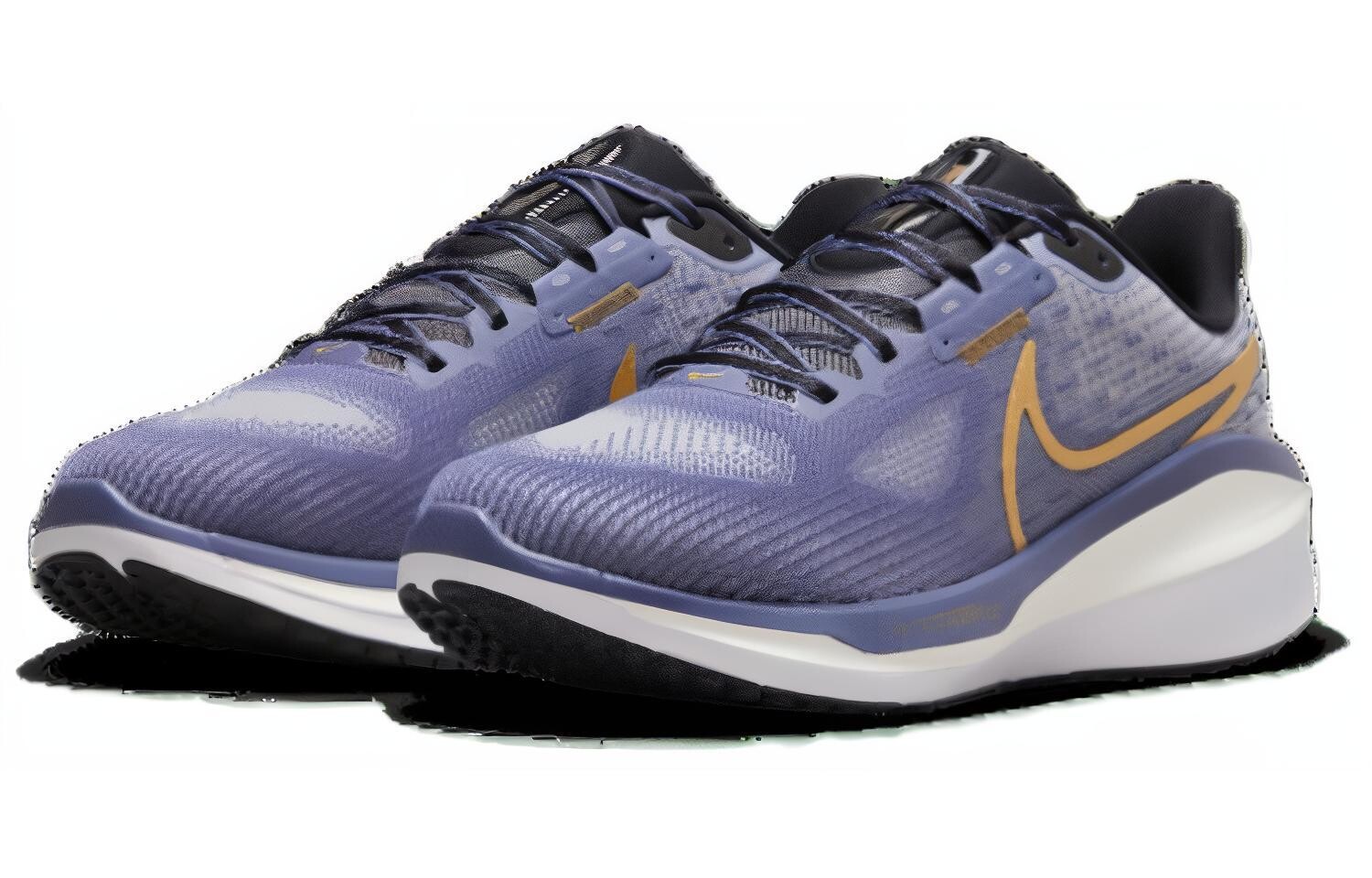 Кроссовки Nike Women's Vomero 17 Wide 'Diffused Blue Metallic Gold', фиолетовый — фото 3