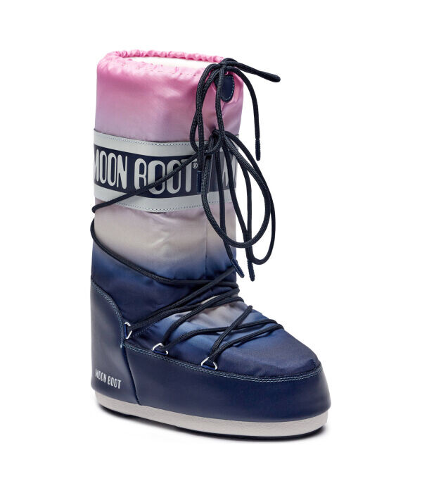 Дутики женские Moon Boot Icon Moonrise Snow высокие, мультиколор