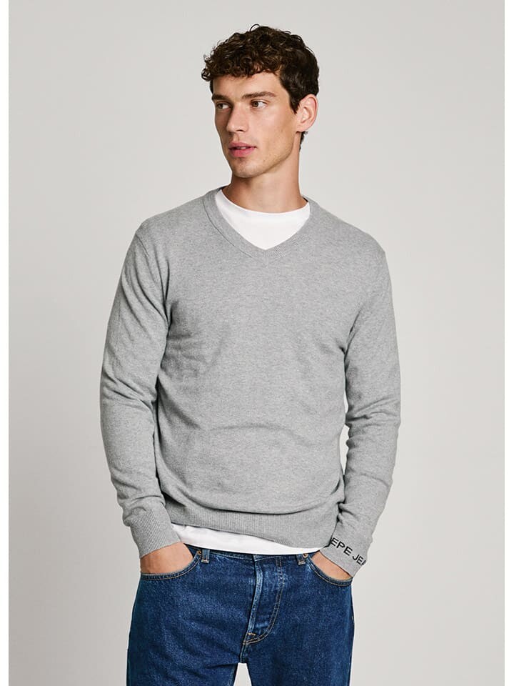 

Пуловер Pepe Jeans Pullover New Andre, серый