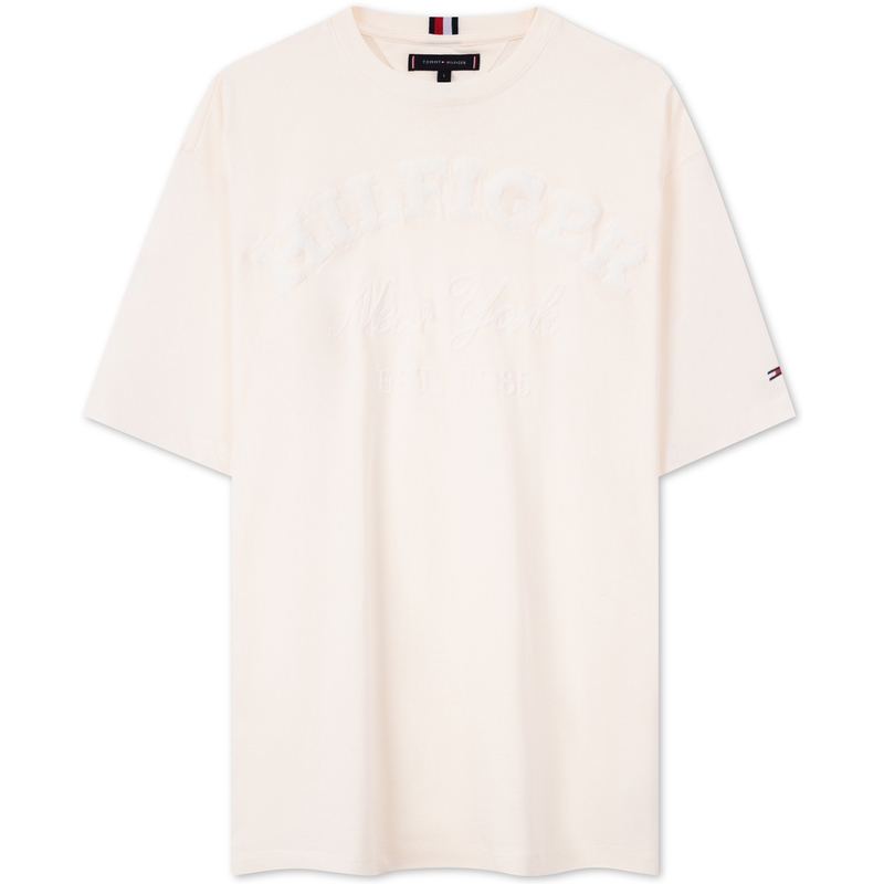 

Мужская футболка с коротким рукавом Tommy Hilfiger, Ecru Ybh