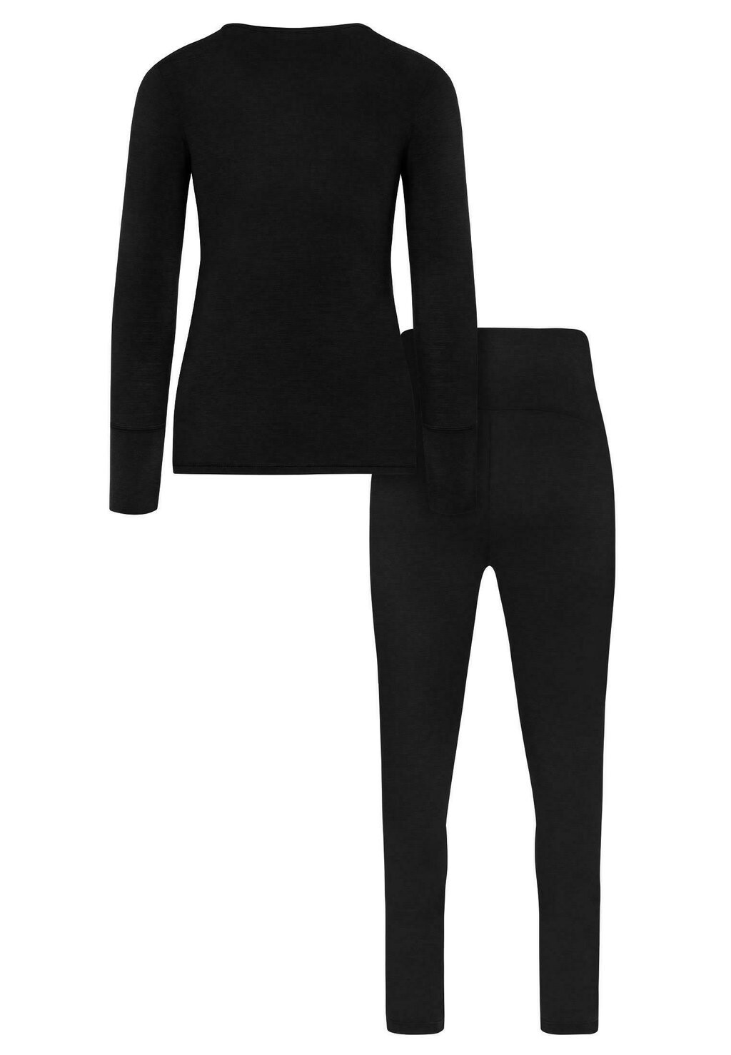 

Пижама MERINO UMSTANDSMODE SET UNTERWÄSCHE UMSTANDSPULLOVER UND UMSTANDSHOSE normani Outdoor Sports, черный