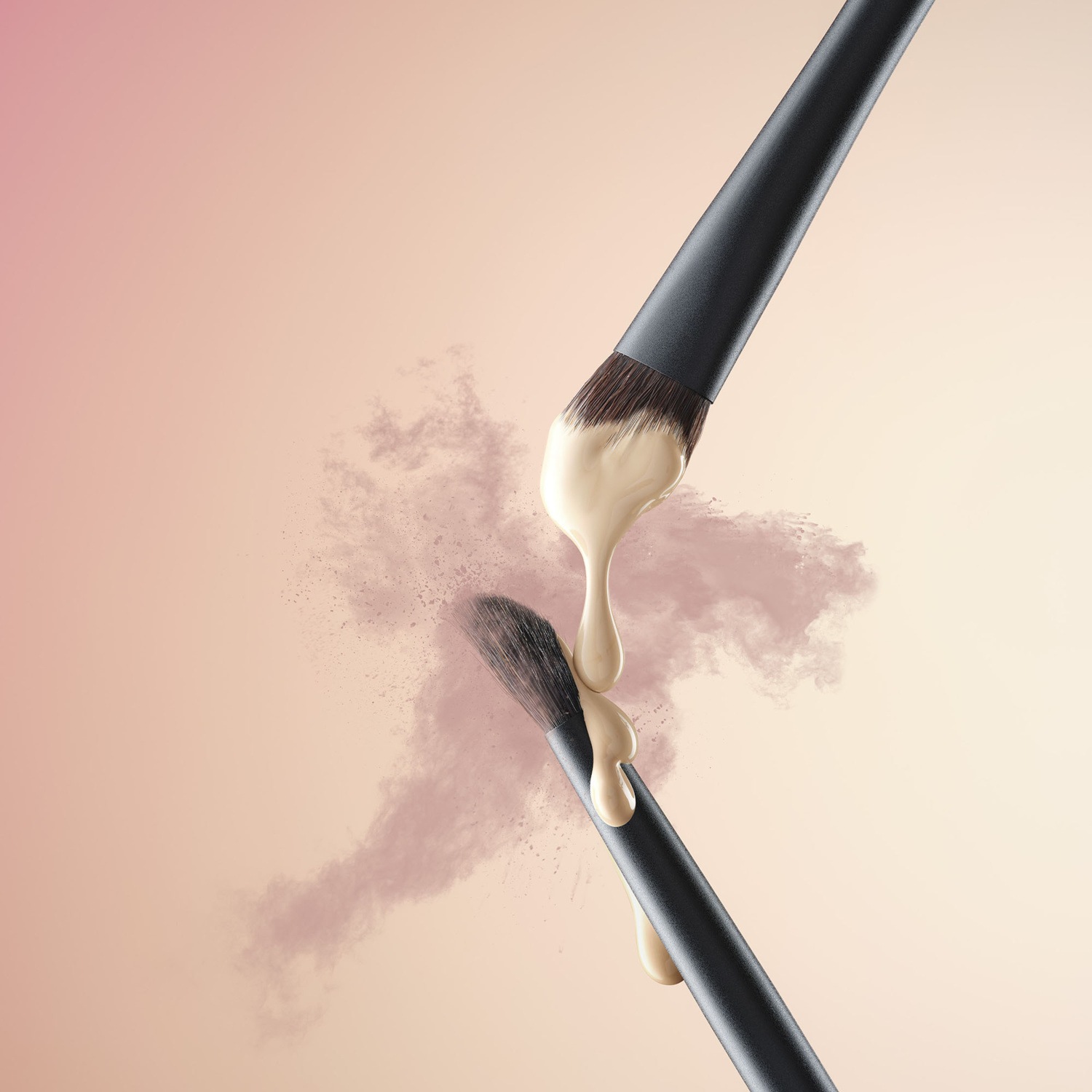 Кисть для теней brush 'blending angled n°103' Lenoites, количество 1 шт. — фото 3