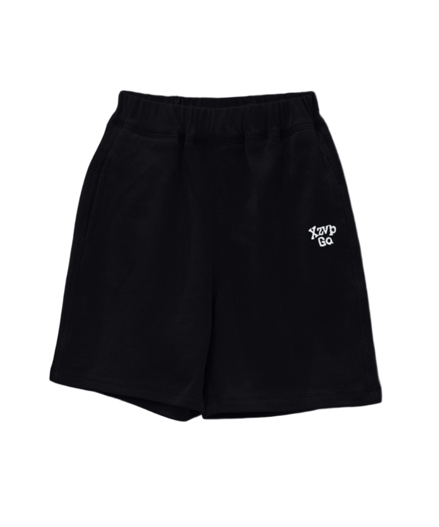Простые хлопковые шорты с логотипом Aimoha Kids, black