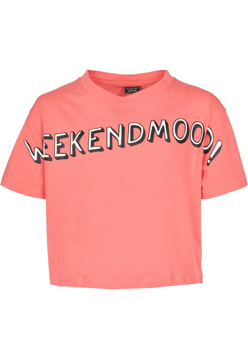 

Рубашка с короткими рукавами Mister Tee "Mister Tee Men's Kids Weekend Mood Tee" Mistertee, розовый