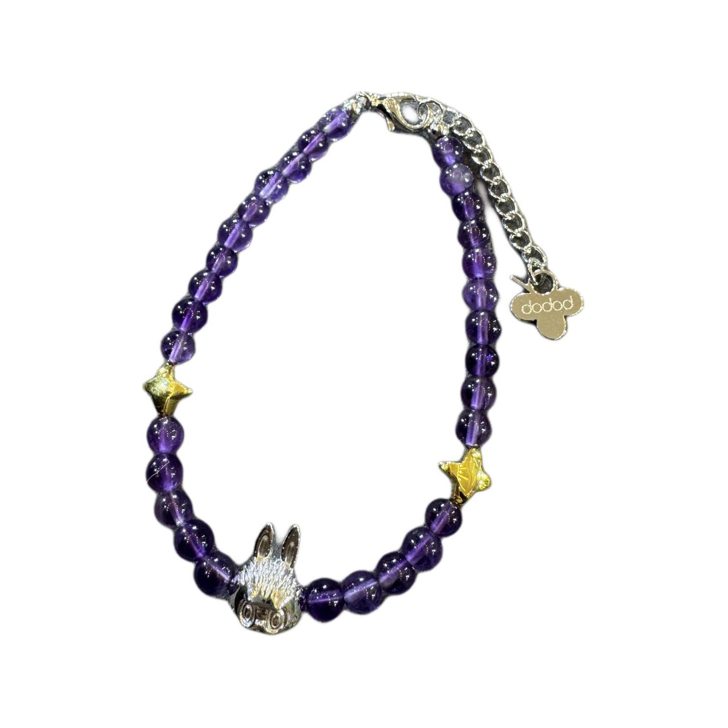 

POP MART Браслеты из стерлингового серебра 925 пробы унисекс фиолетовый