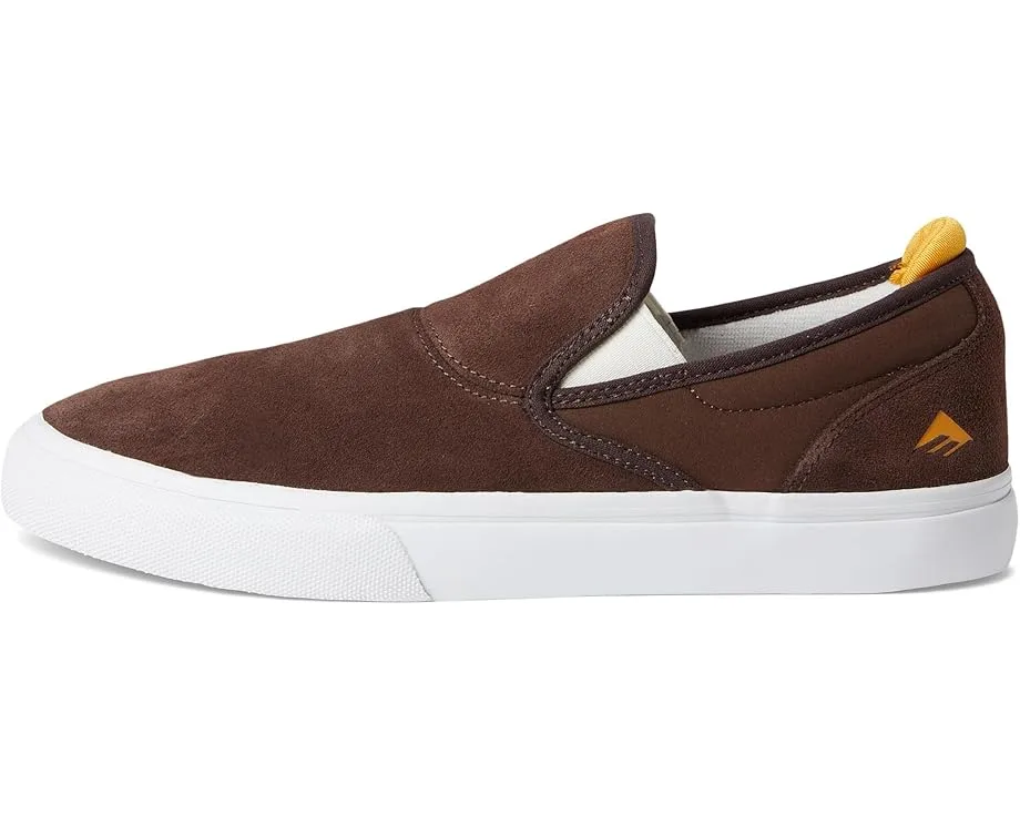 Кроссовки Emerica Wino G6 Slip-On, Brown/Tan — фото 4