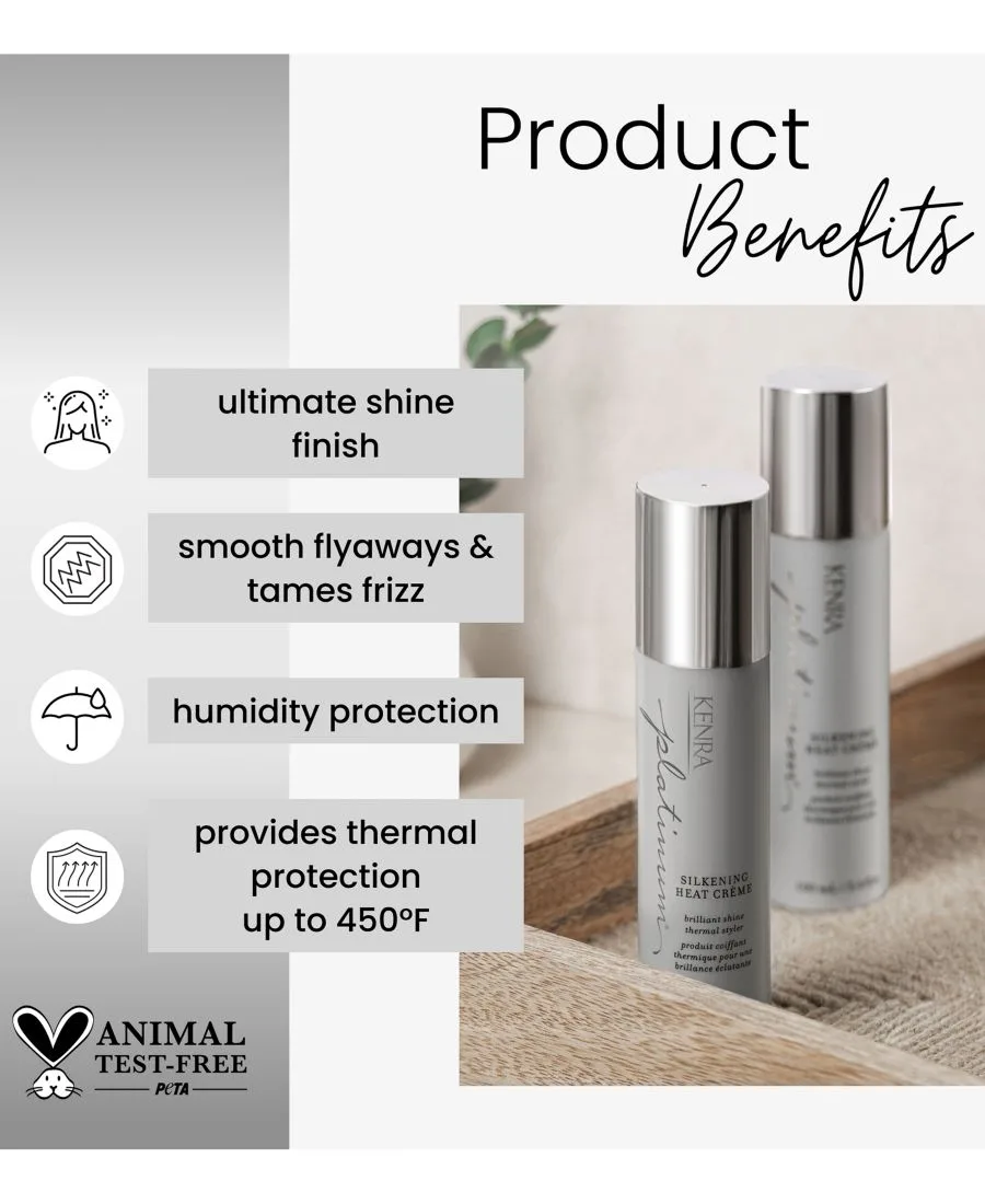 Kenra Professional Увлажняющий согревающий крем Silkening Heat Crème, 3,4 унции — фото 2