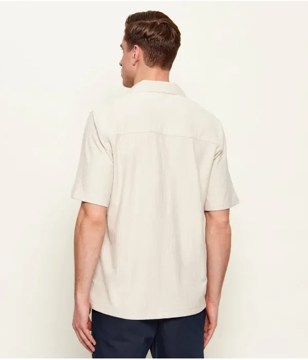 Рубашка loose fit Us Polo Assn, бежевый — фото 3