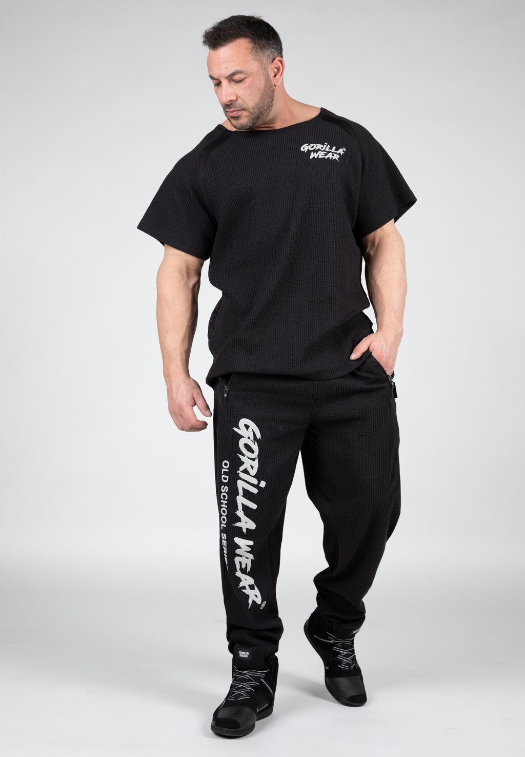

Принт на футболке Augustine Old School Gorilla Wear, черный