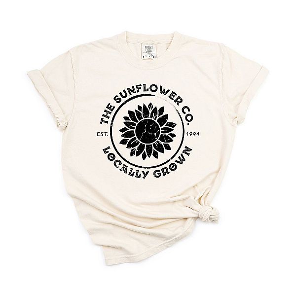 

Футболка The Sunflower Company garment dyed Simply Sage Market, Ivory, Зеленый, Футболка The Sunflower Company garment dyed Simply Sage Market, Ivory