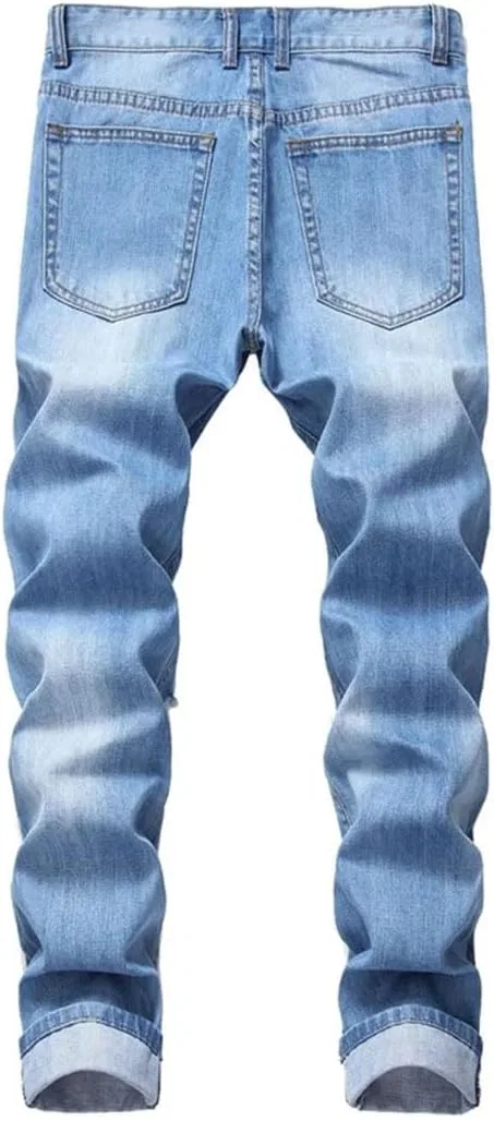 Джинсы Slim Fit с заплатками, Ностальгия — фото 3