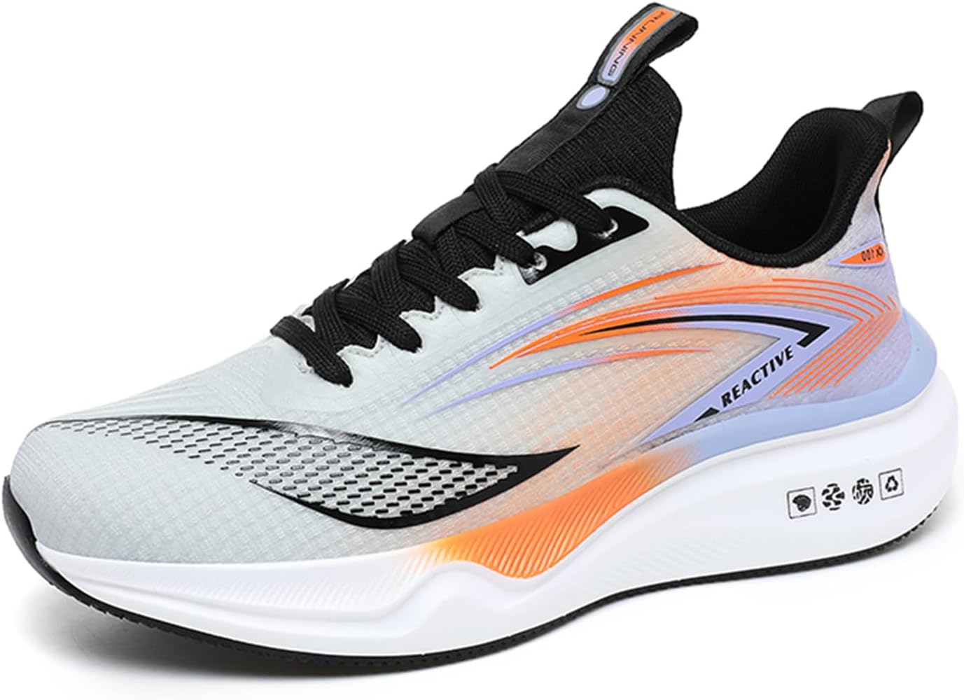 

Мужские спортивные кроссовки для бега, легкие, с сеткой, амортизирующие, для бега, ходьбы и тренировок, комфортные кроссовки для тропы Generic, серый