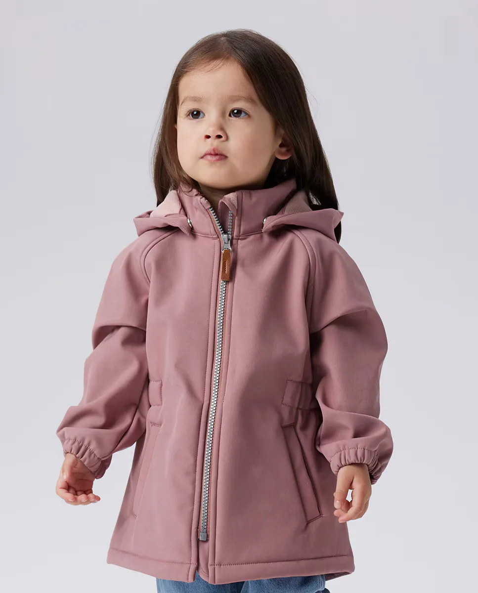 

Игривое водонепроницаемое пальто для девочек name it, цвет Rosa
