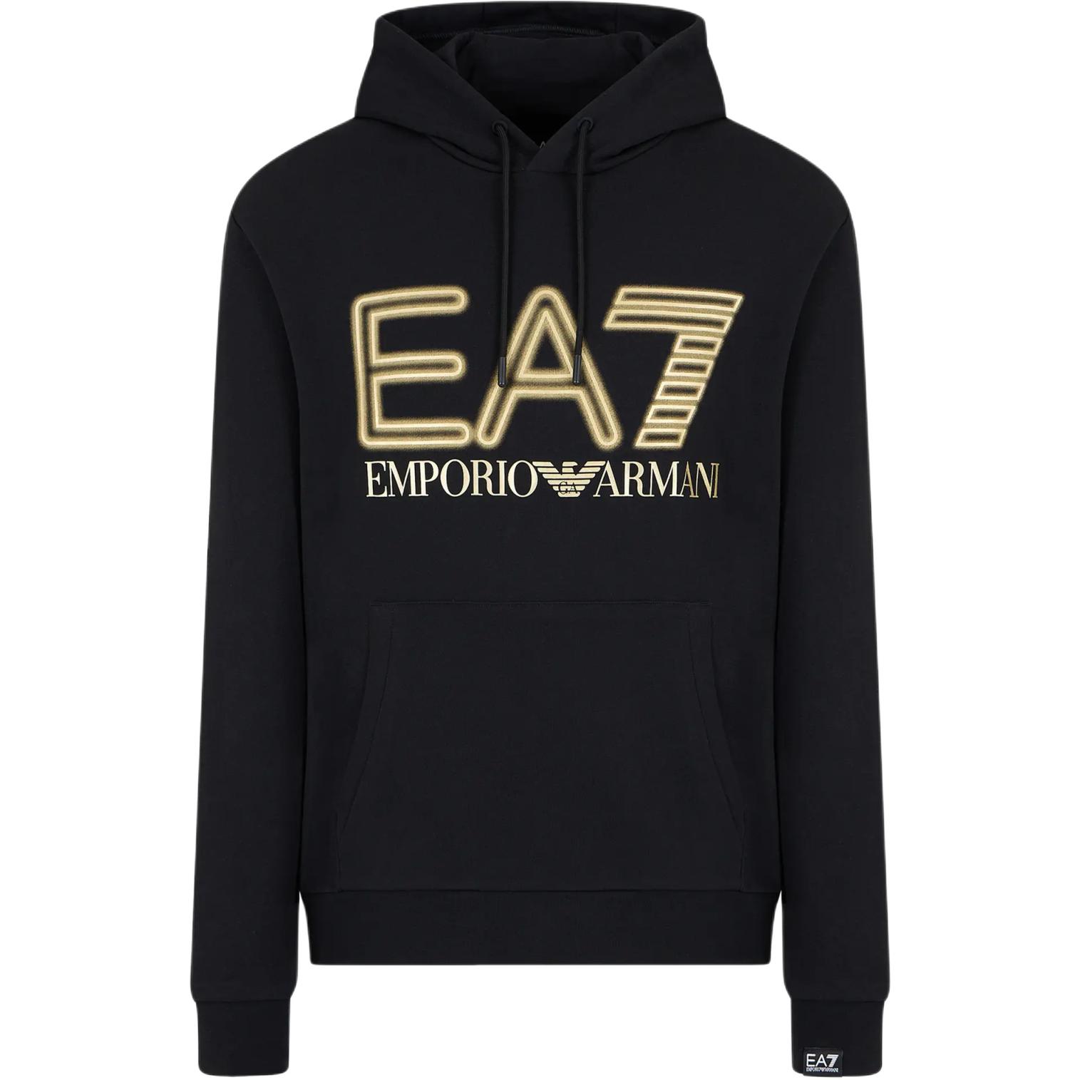 

EMPORIO ARMANI Толстовка мужская EA7 SS24, черная