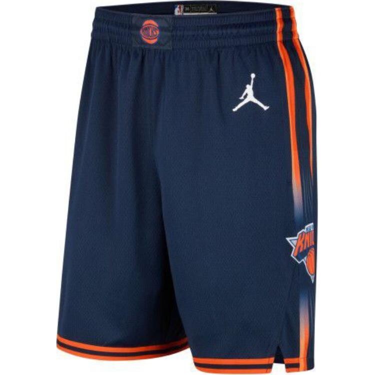 

Спортивные шорты New York Knicks унисекс темно-синие Jordan, темно-синий
