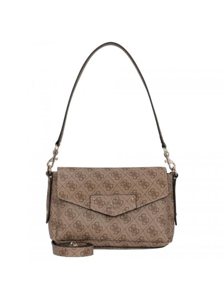 

Наплечная сумка Guess Eco Brenton - Umhängetasche 23 cm, цвет latte logo