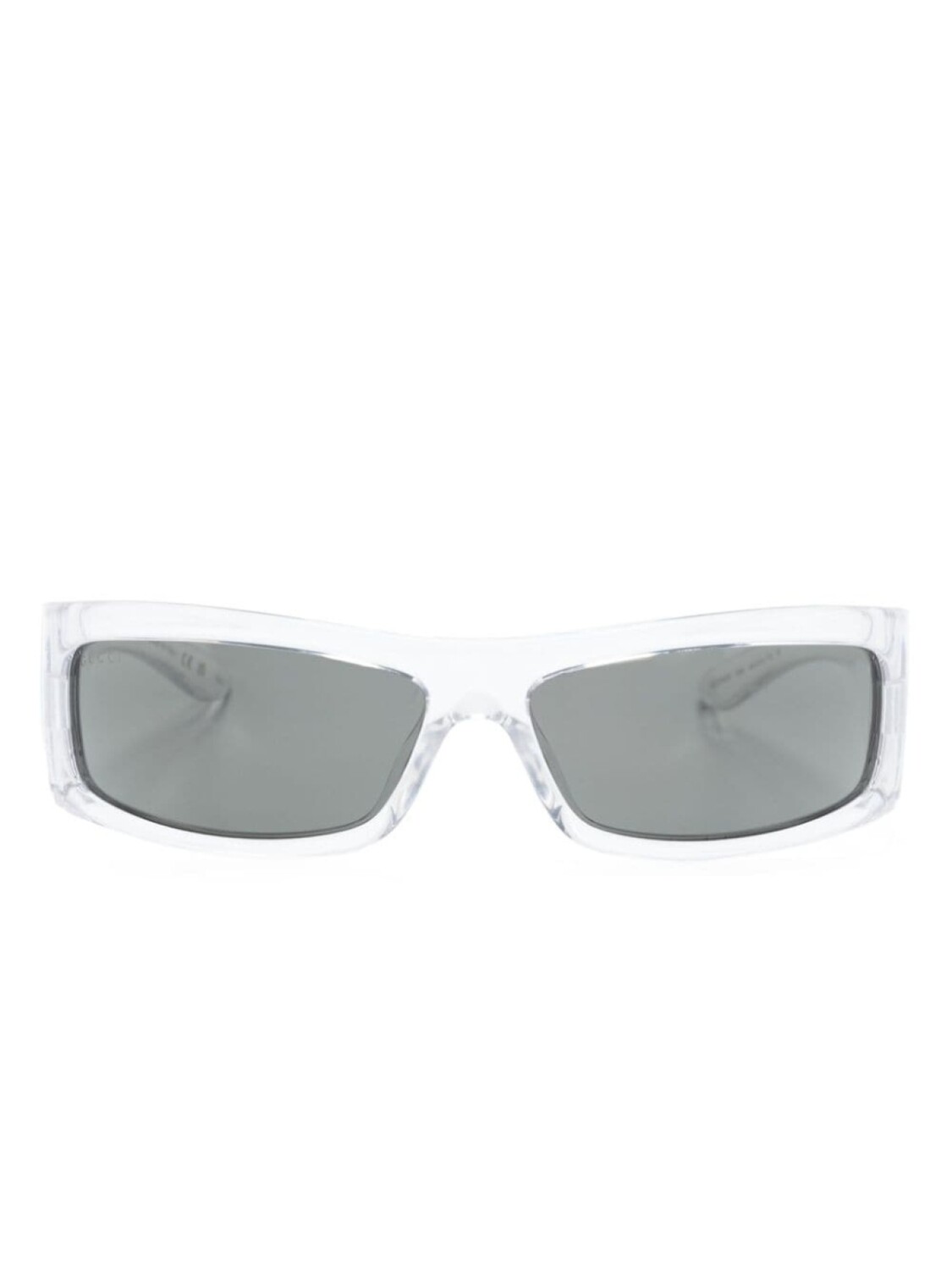 

Gucci Eyewear солнцезащитные очки в прямоугольной оправе, белый