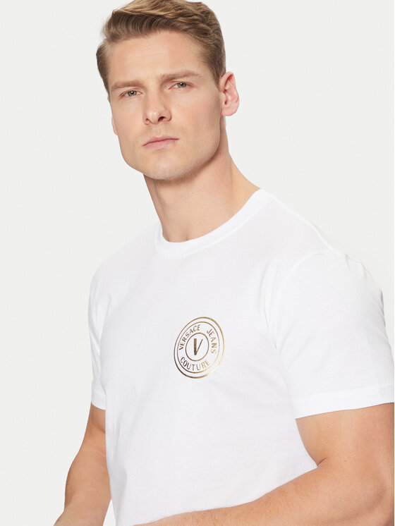 

Футболка обычного кроя 78GAHT00 Versace Jeans Couture, белый