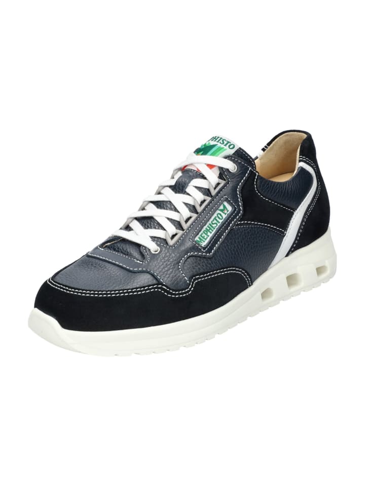 

Mephisto Удобные туфли на шнуровке синего цвета