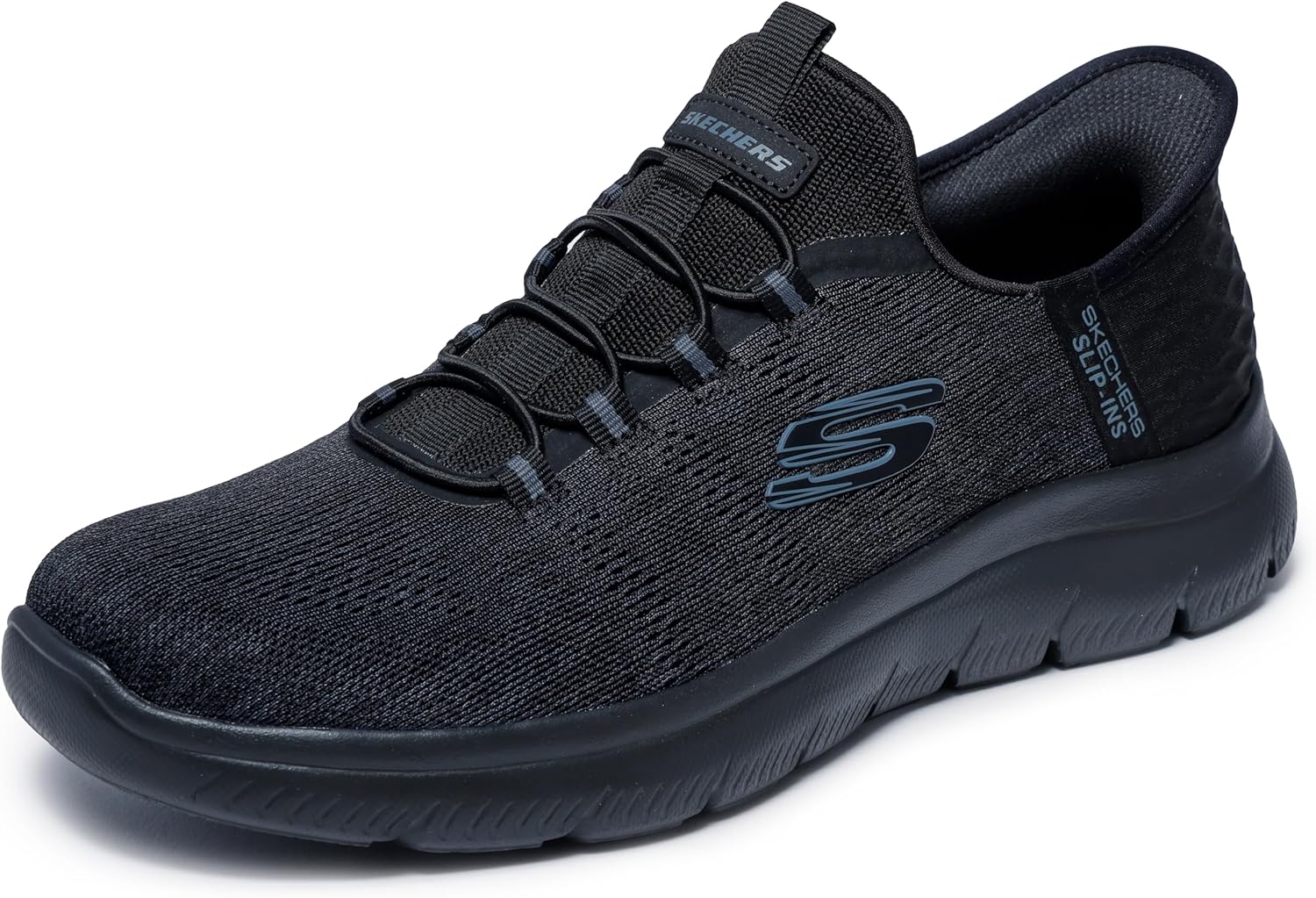 

Мужские слипоны Skechers Summits Key Pace без застежек, черный
