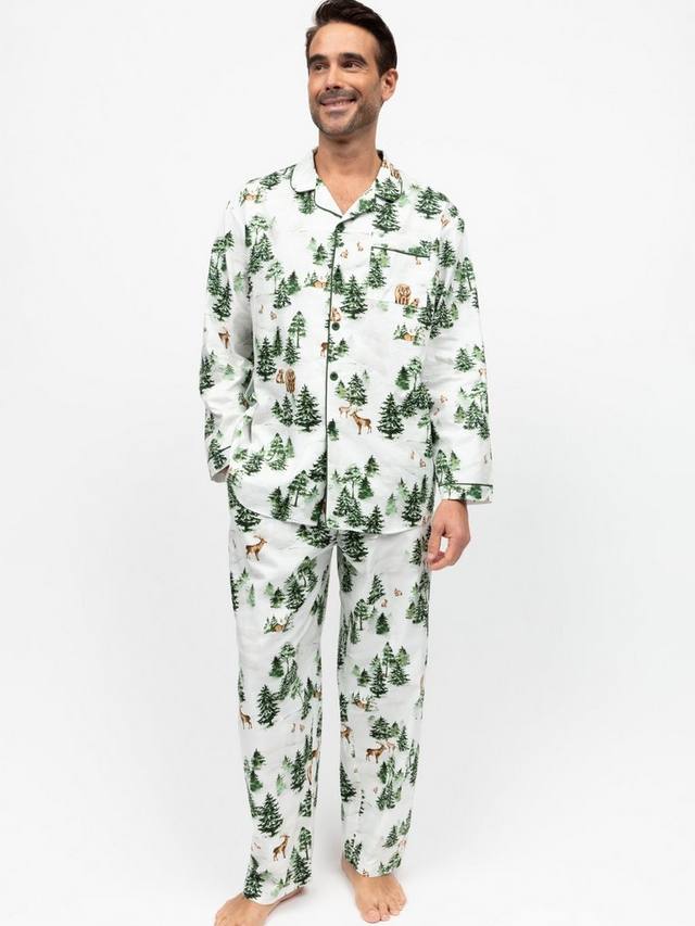 

Fern Alpine длинный комплект пижамы Cyberjammies, Olive