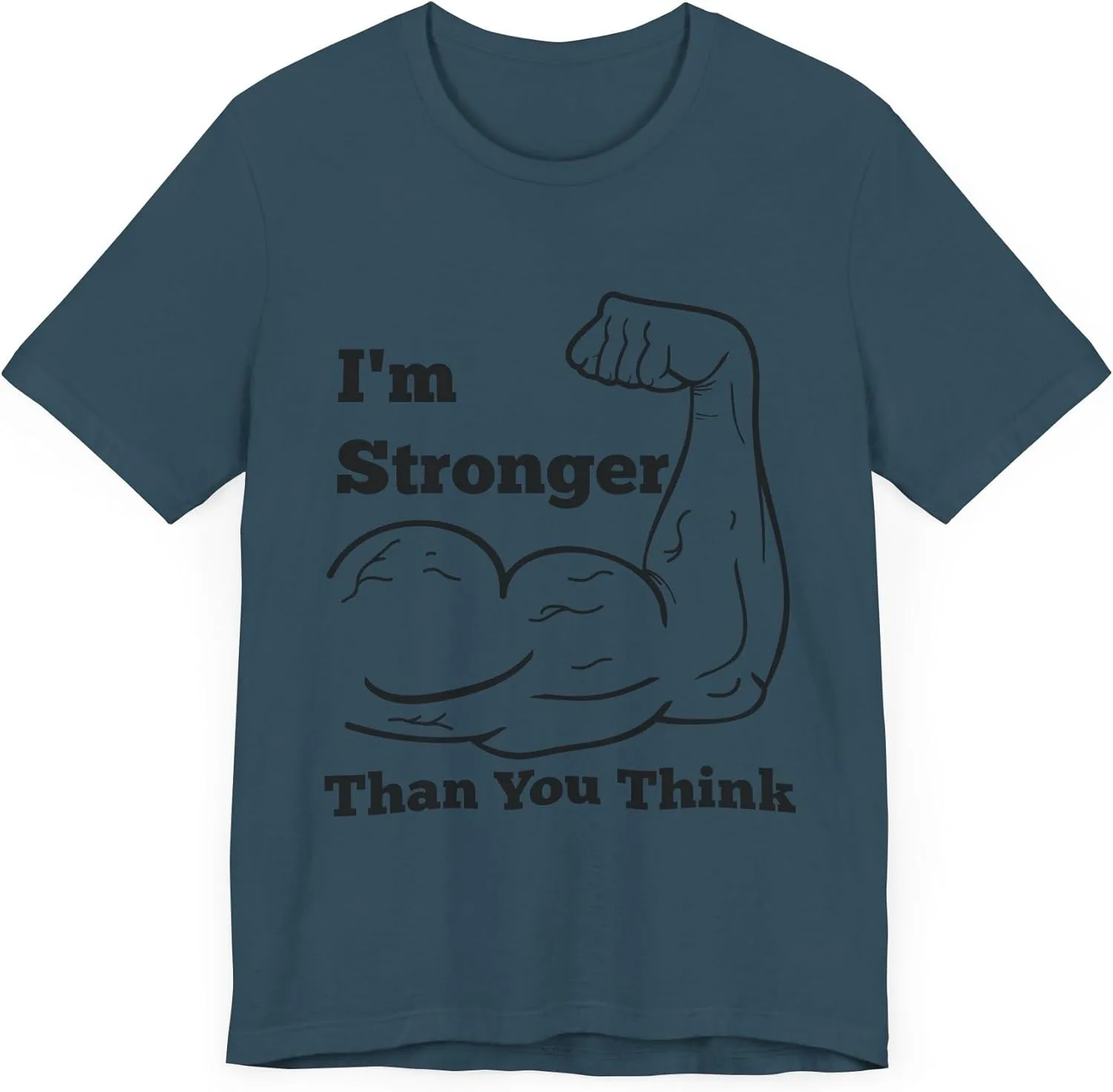 Футболка Motivational Muscle Gym с мотивирующей надписью для тренировок — фото 3
