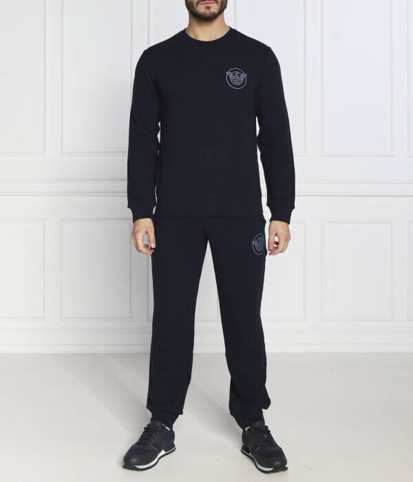 

Спортивный костюм Emporio Armani Regular Fit с логотипом, синий
