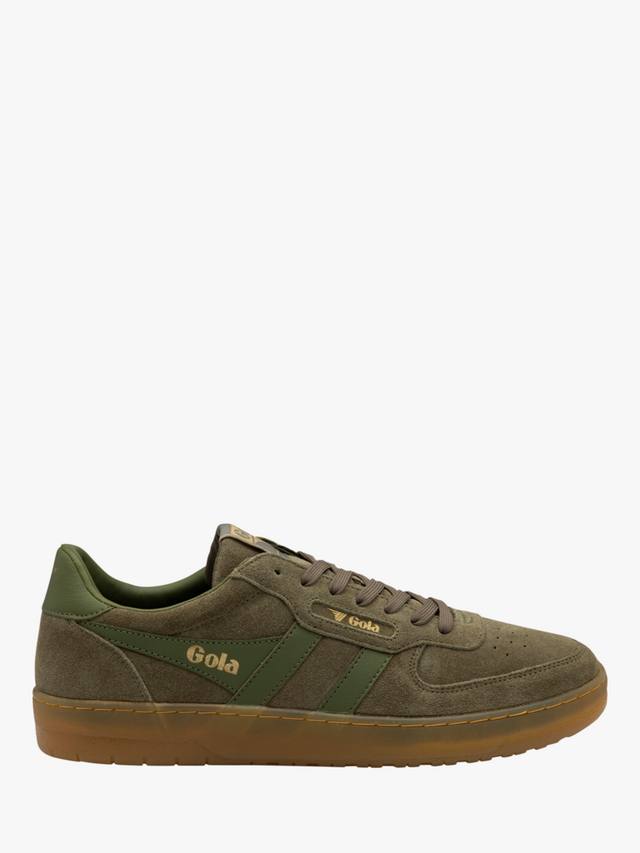 

Кроссовки hawk suede 86 - го года выпуска Gola, цвет Khaki/Gum