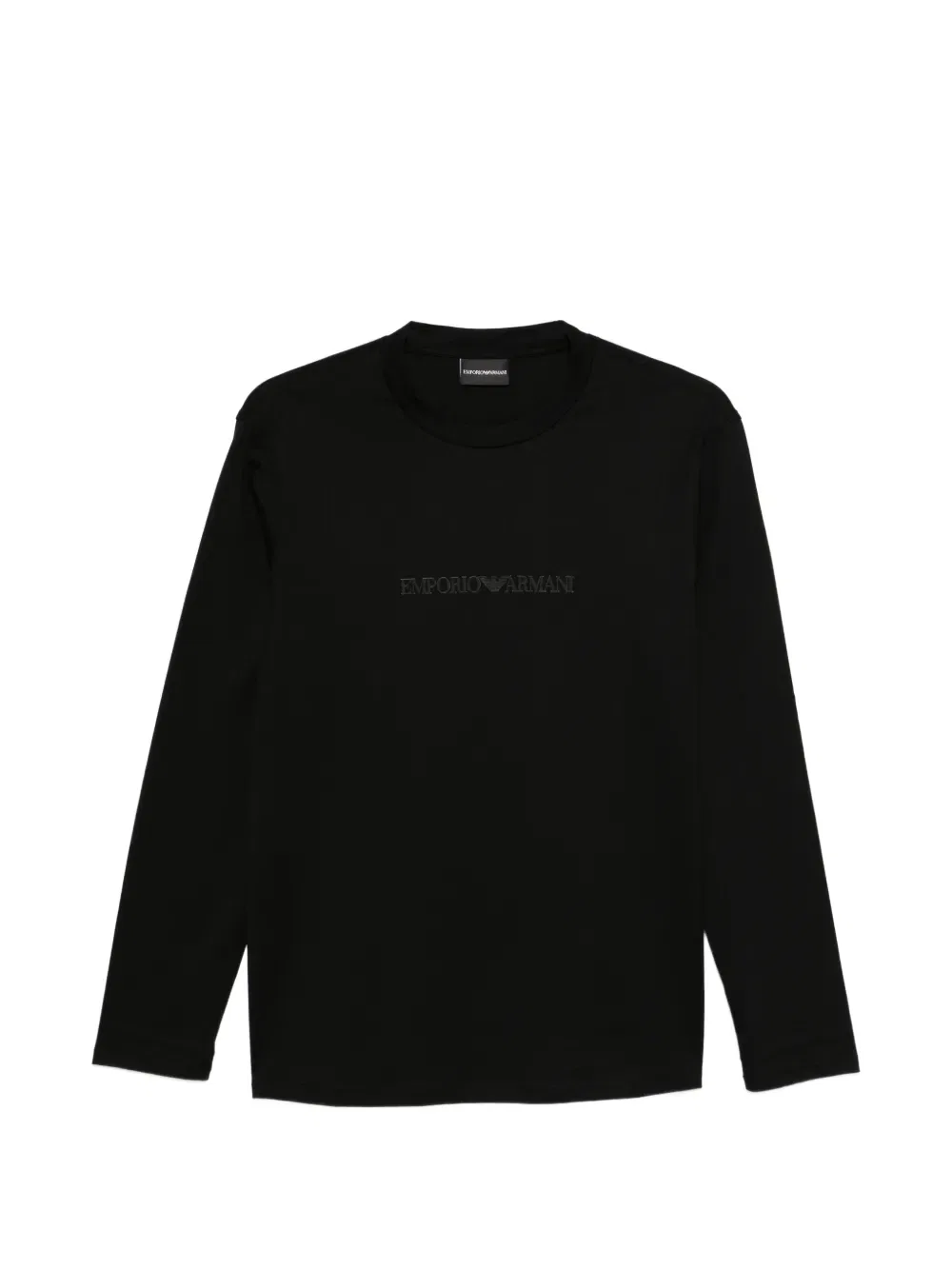 Футболка с длинным рукавом Emporio Armani, черный