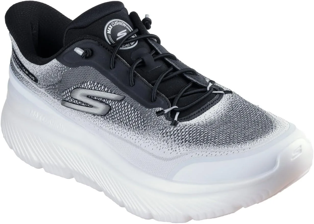 Мужские кроссовки Skechers Go Walk Max Cushioning Hyper Burst Zoltar, белый/черный