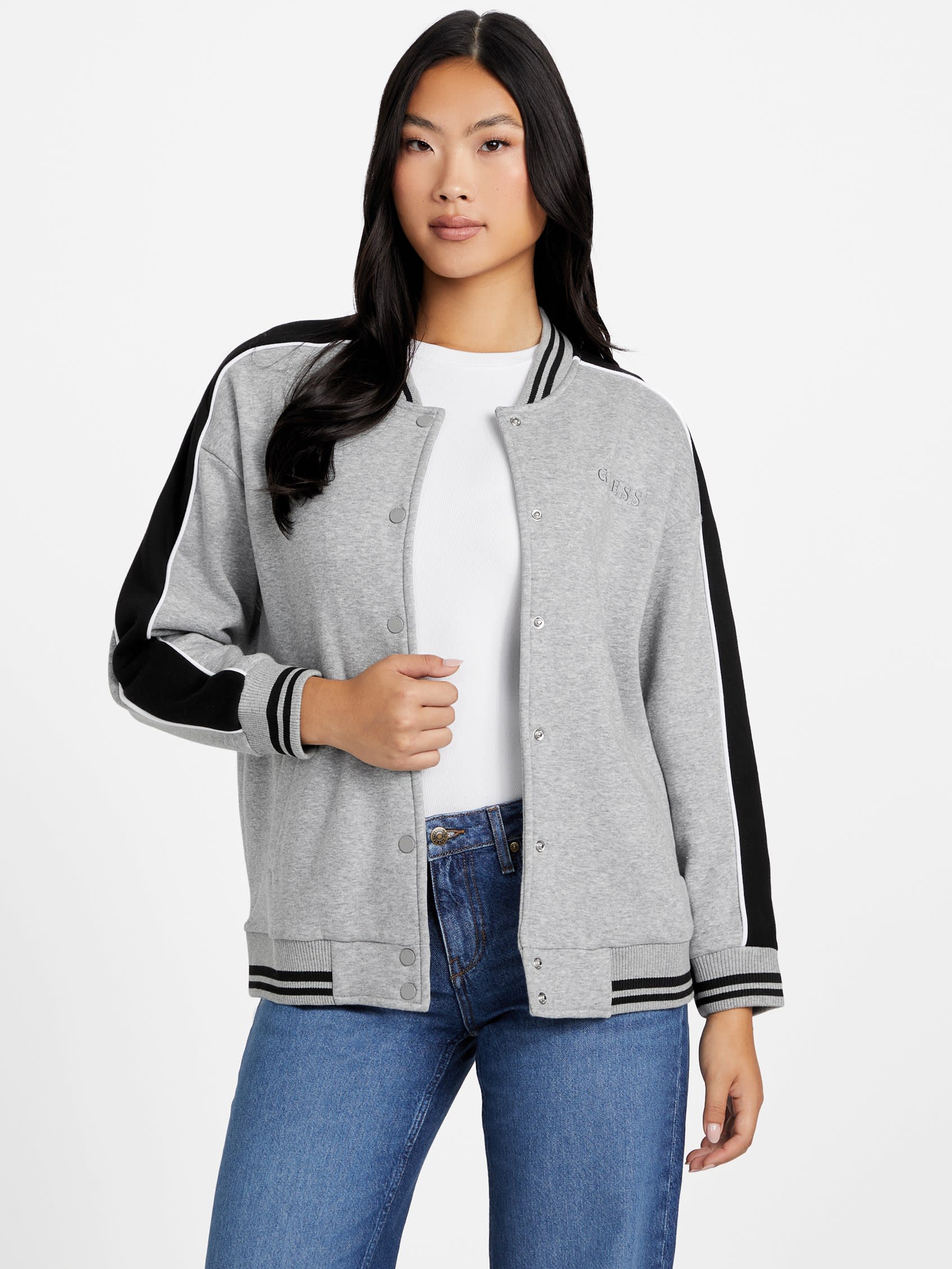 

Куртка-бомбер Brandy Color-Block Guess Factory, черный