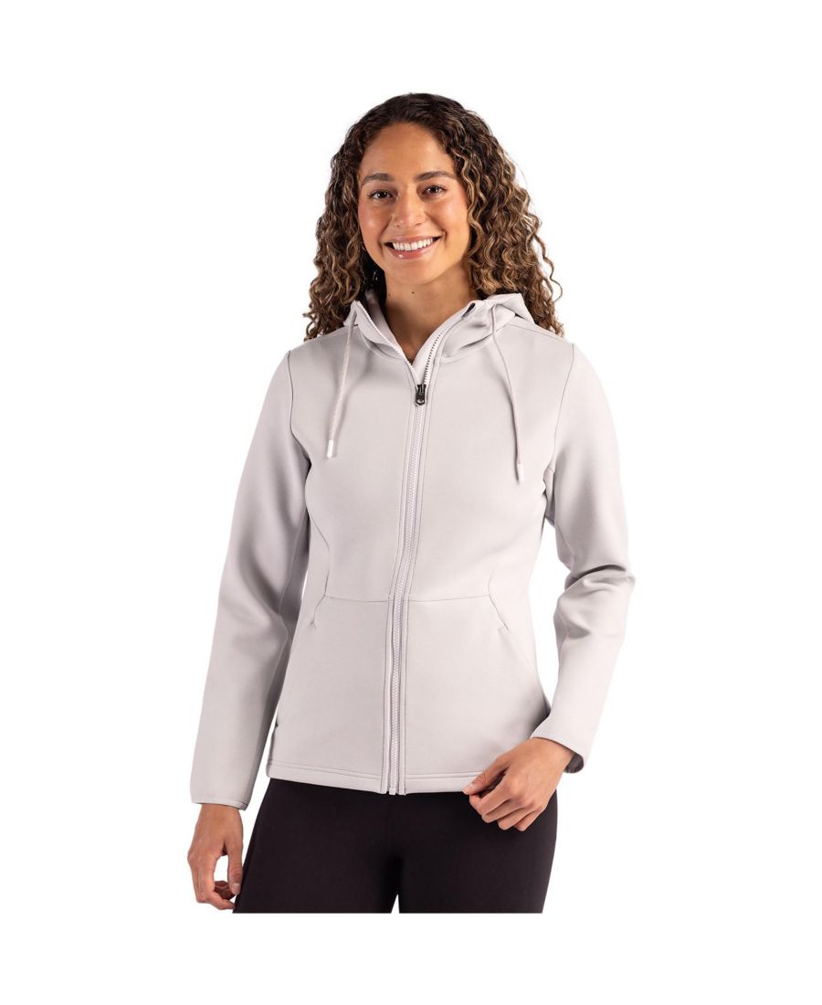 

Женская куртка Roam Epic Comfort на молнии с капюшоном из переработанных материалов Cutter & Buck, Solitare