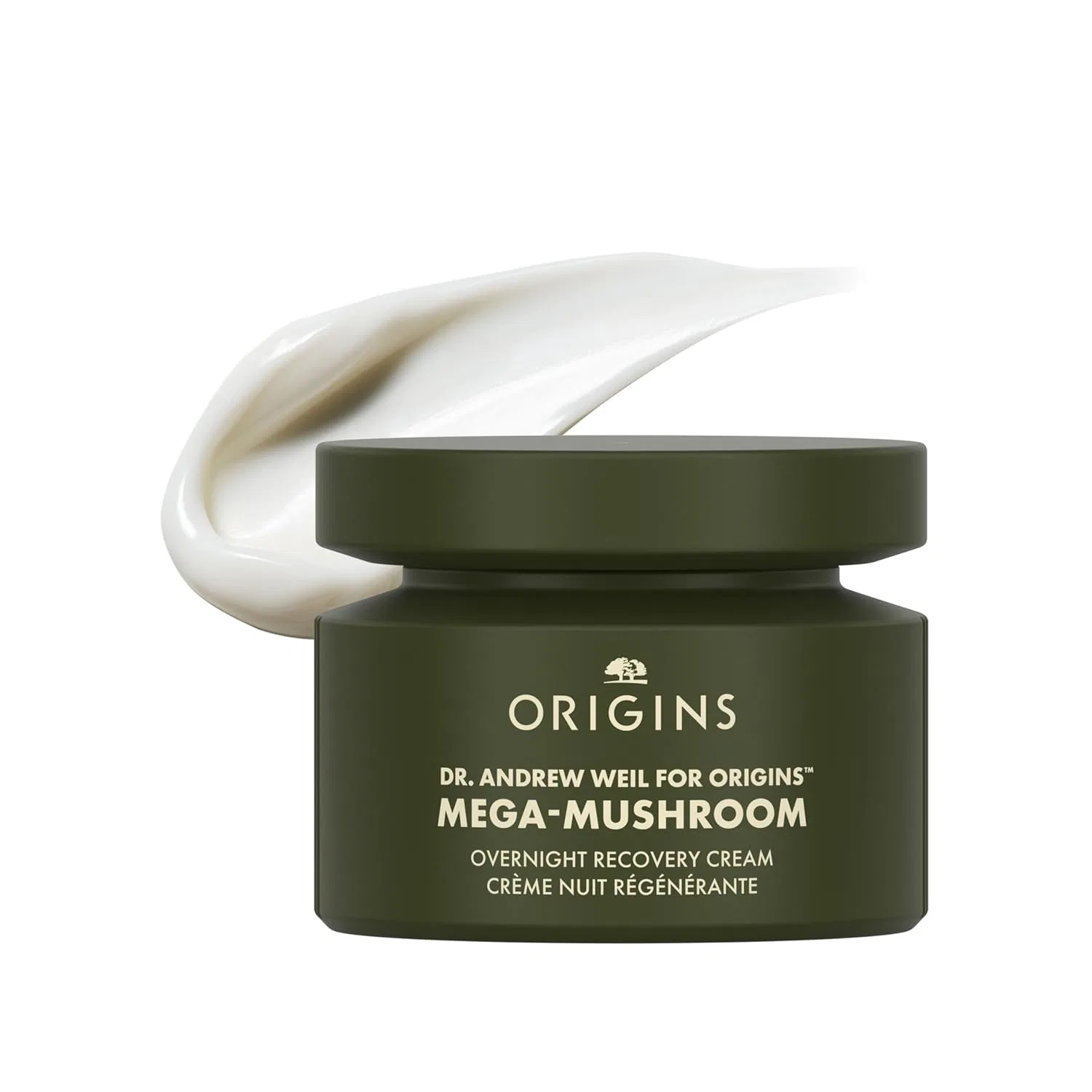 Крем для лица Origins — Ночной восстанавливающий для кожи «Mega-Mushroom Overnight Recovery Skin Barrier Cream» от