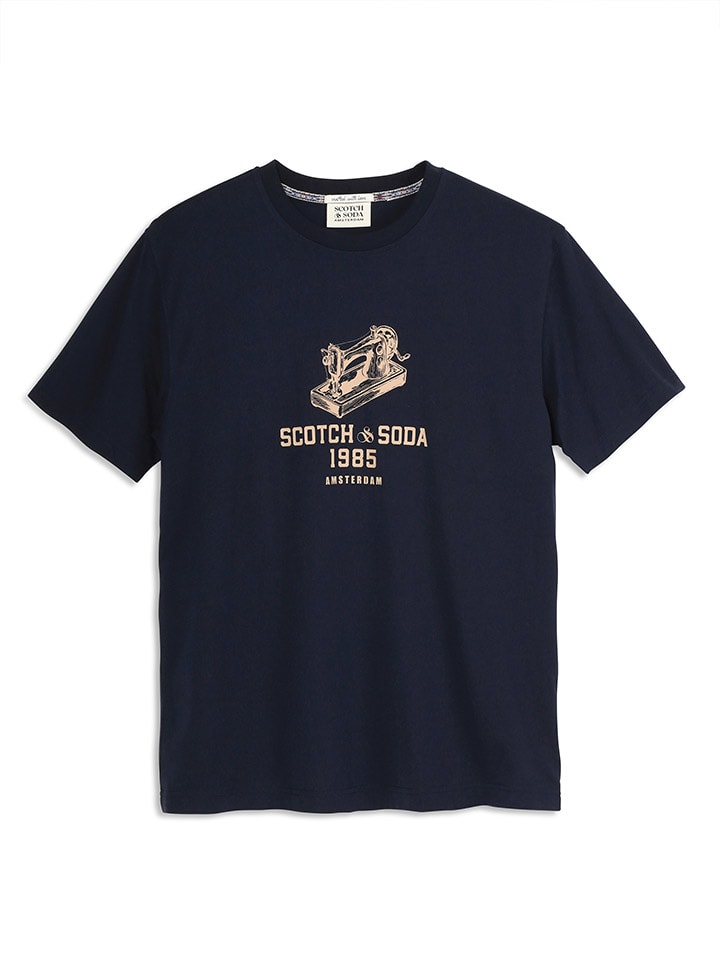 

Футболка Scotch & Soda, темно-синий