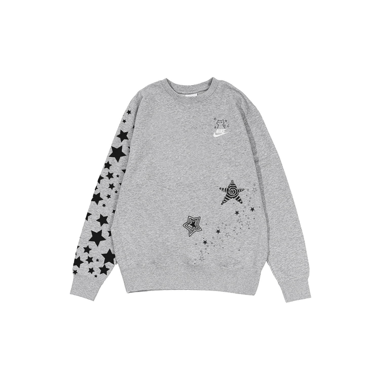 

Толстовка dri fit мужская gray Nike, серый