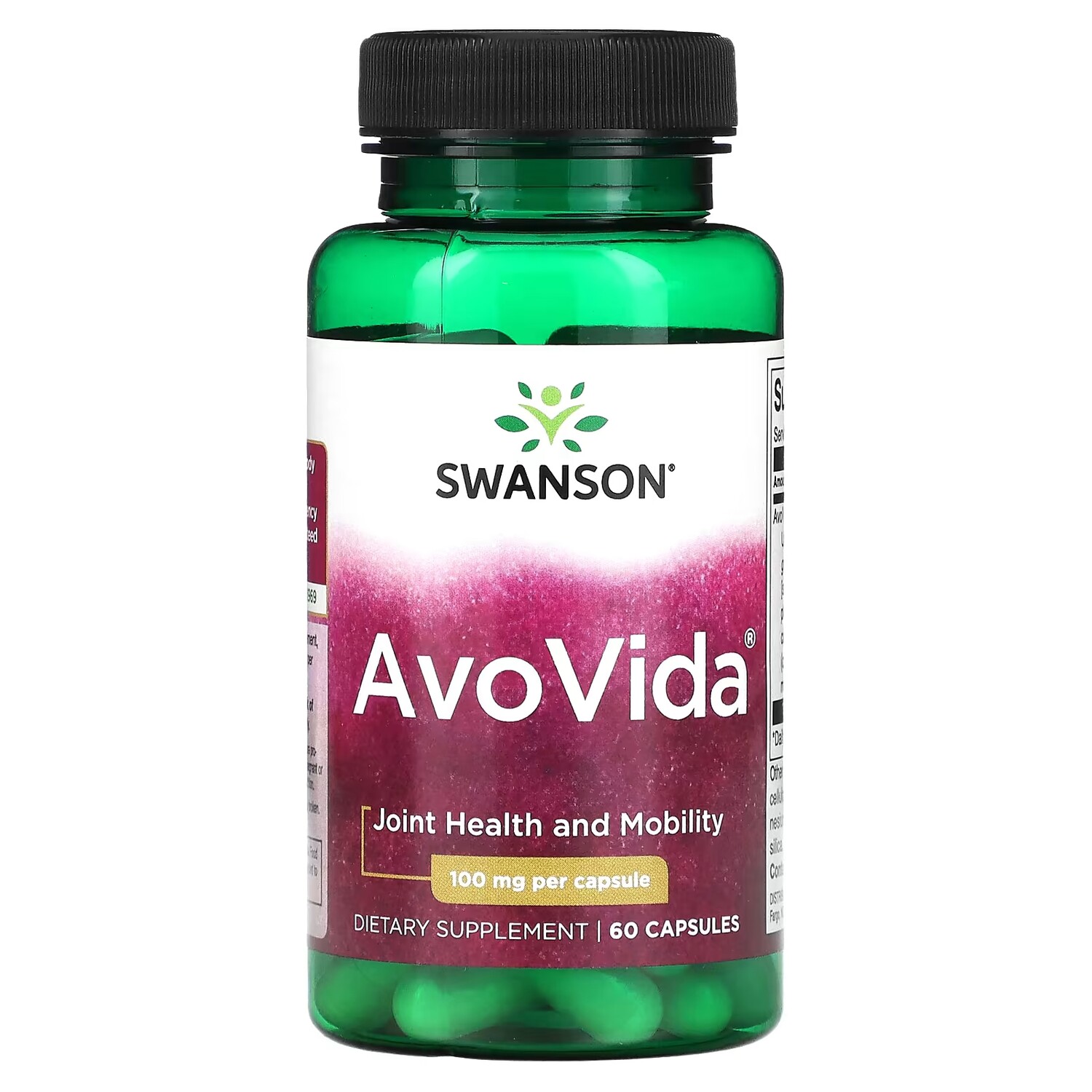

Добавка Swanson AvoVida с авакадо, 60 капсул