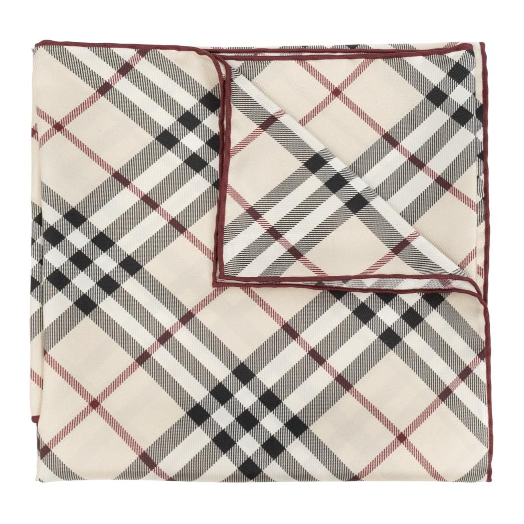 

Шёлковый шарф Unisex White Burberry
