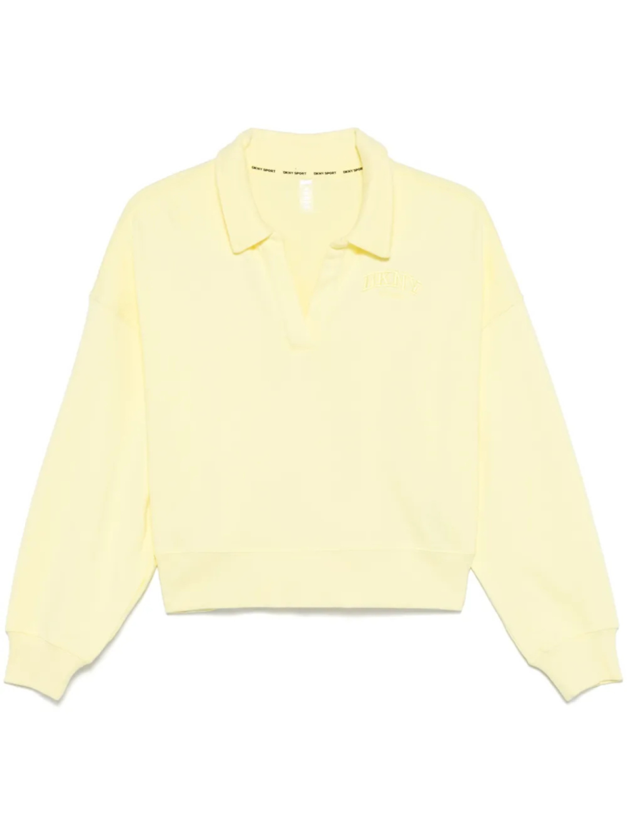 

Укороченная толстовка DKNY, желтый