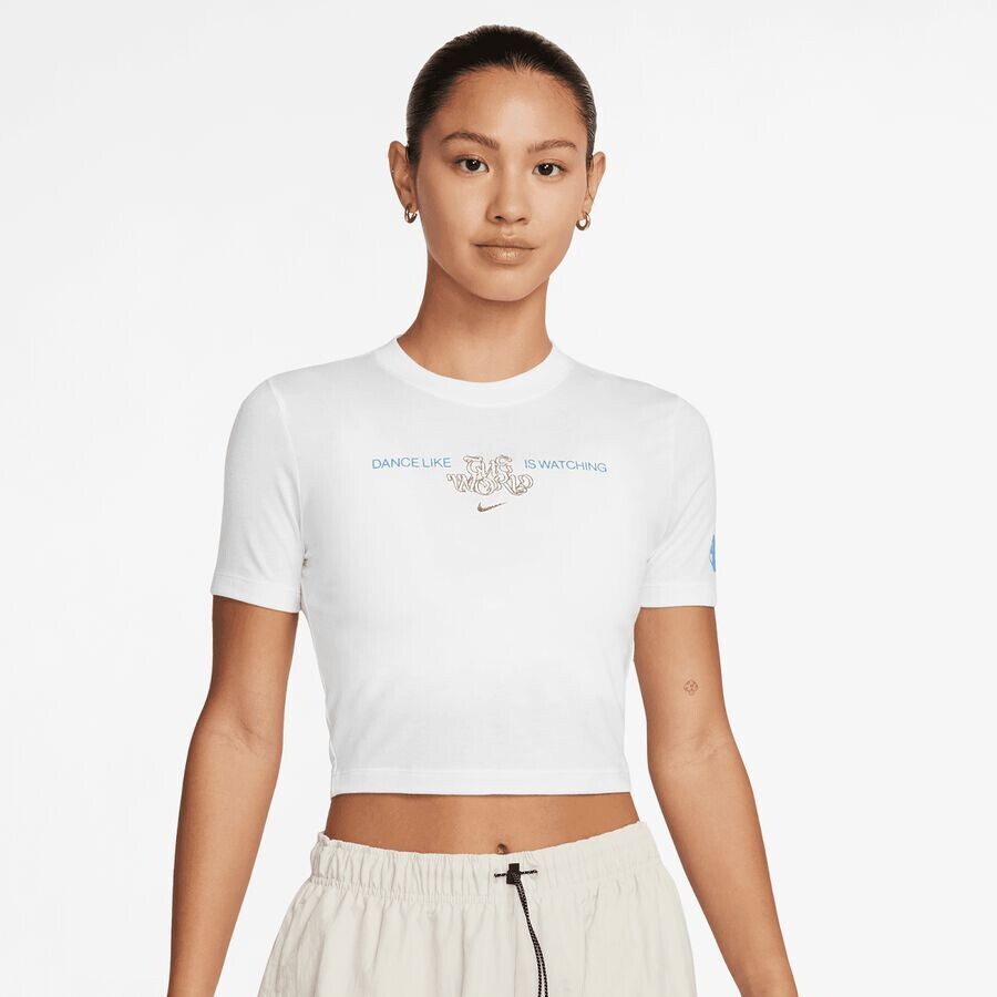 

Футболка Sportswear Short Sleeve Dance NIKE, цвет white