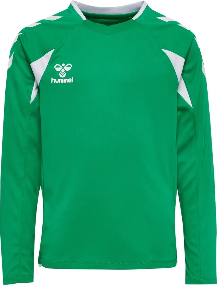 Футболка с длинным рукавом для детей Core 2.0 Jersey Longsleeve, Hummel, зеленый — фото 2