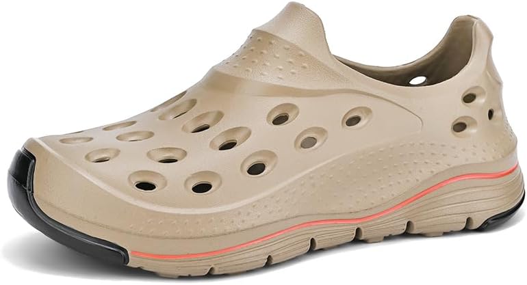 

Мужские и женские садовые кломпы Azooken, легкая дышащая водная обувь, повседневные сандалии, удобные повседневные пляжные сандалии, Bronze